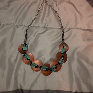 Pretty teal necklace